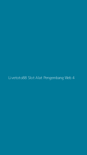 Tampilan Antarmuka Aplikasi Livetoto88 Slot Alat Pengembang Web - 4