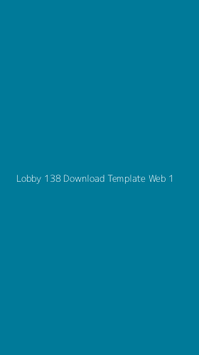 Tampilan Antarmuka Aplikasi Lobby 138 Download Template Web - 1