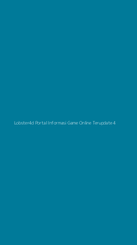 Tampilan Antarmuka Aplikasi Lobster4d Portal Informasi Game Online Terupdate - 4
