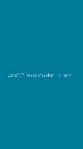 Tampilan Antarmuka Aplikasi Lode777 Resep Masakan Harian - 4