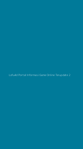 Tampilan Antarmuka Aplikasi Lofu4d Portal Informasi Game Online Terupdate - 2