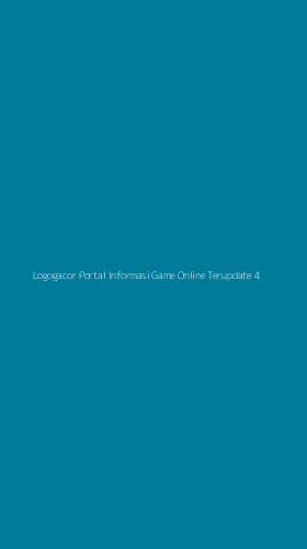 Tampilan Antarmuka Aplikasi Logogacor Portal Informasi Game Online Terupdate - 4
