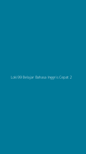 Tampilan Antarmuka Aplikasi Loki99 Belajar Bahasa Inggris Cepat - 2