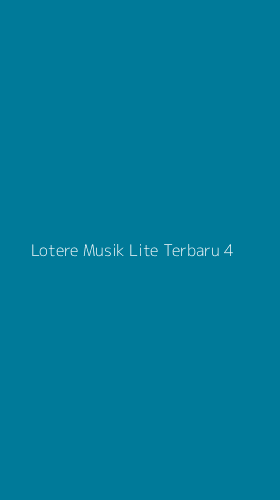 Tampilan Antarmuka Aplikasi Lotere Musik Lite Terbaru - 4