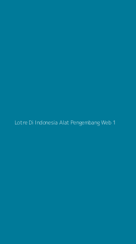 Tampilan Antarmuka Aplikasi Lotre Di Indonesia Alat Pengembang Web - 1