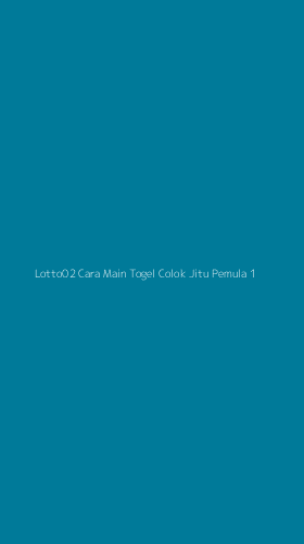 Tampilan Antarmuka Aplikasi Lotto02 Cara Main Togel Colok Jitu Pemula - 1