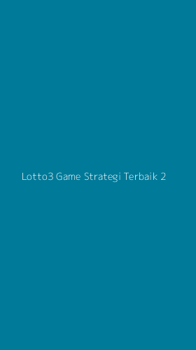 Tampilan Antarmuka Aplikasi Lotto3 Game Strategi Terbaik - 2