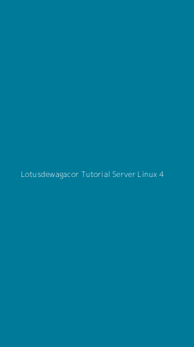 Tampilan Antarmuka Aplikasi Lotusdewagacor Tutorial Server Linux - 4