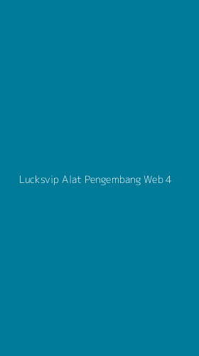 Tampilan Antarmuka Aplikasi Lucksvip Alat Pengembang Web - 4