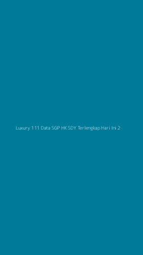 Tampilan Antarmuka Aplikasi Luxury 111 Data Sgp Hk Sdy Terlengkap Hari Ini - 2