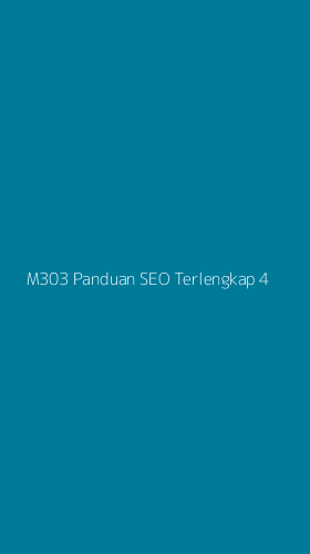 Tampilan Antarmuka Aplikasi M303 Panduan Seo Terlengkap - 4