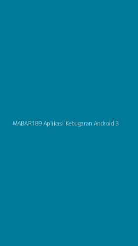Tampilan Antarmuka Aplikasi Mabar189 Aplikasi Kebugaran Android - 3