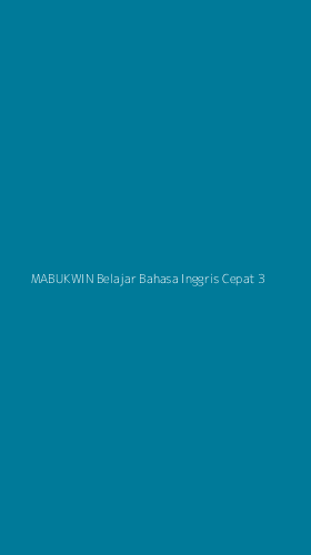 Tampilan Antarmuka Aplikasi Mabukwin Belajar Bahasa Inggris Cepat - 3