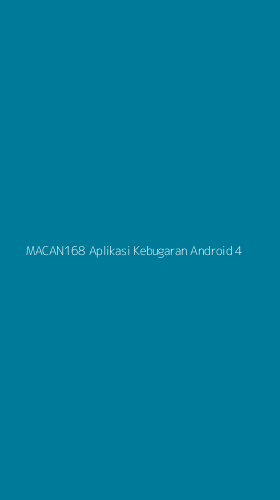 Tampilan Antarmuka Aplikasi Macan168 Aplikasi Kebugaran Android - 4