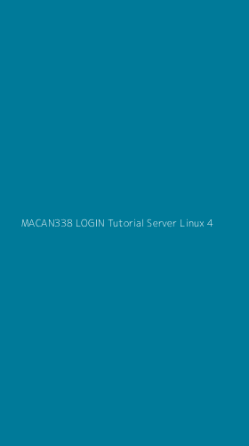 Tampilan Antarmuka Aplikasi Macan338 Login Tutorial Server Linux - 4