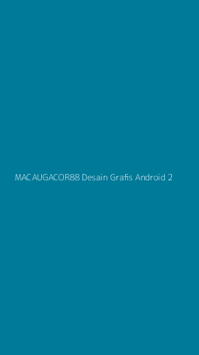 Tampilan Antarmuka Aplikasi Macaugacor88 Desain Grafis Android - 2