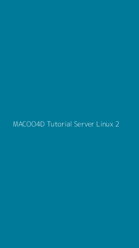 Tampilan Antarmuka Aplikasi Macoo4d Tutorial Server Linux - 2