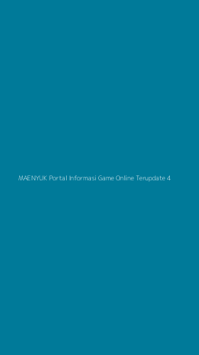 Tampilan Antarmuka Aplikasi Maenyuk Portal Informasi Game Online Terupdate - 4