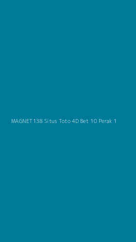 Tampilan Antarmuka Aplikasi Magnet138 Situs Toto 4d Bet 10 Perak - 1