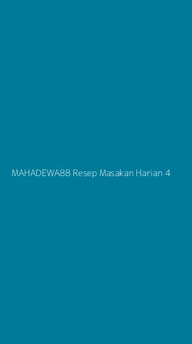 Tampilan Antarmuka Aplikasi Mahadewa88 Resep Masakan Harian - 4