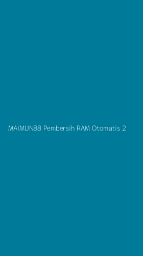 Tampilan Antarmuka Aplikasi Maimun88 Pembersih Ram Otomatis - 2