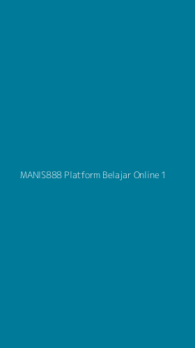 Tampilan Antarmuka Aplikasi Manis888 Platform Belajar Online - 1