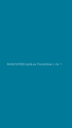 Tampilan Antarmuka Aplikasi Manuver88 Aplikasi Pendidikan Lite - 1