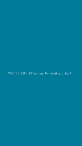 Tampilan Antarmuka Aplikasi Masterdomino Aplikasi Pendidikan Lite - 3