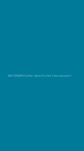 Tampilan Antarmuka Aplikasi Mastermpo Daftar Akun Pro Slot Internasional - 1