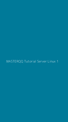 Tampilan Antarmuka Aplikasi Masterqq Tutorial Server Linux - 1