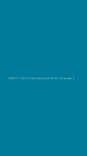 Tampilan Antarmuka Aplikasi Mate777 Portal Informasi Game Online Terupdate - 2