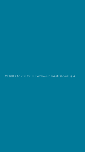Tampilan Antarmuka Aplikasi Merdeka123 Login Pembersih Ram Otomatis - 4