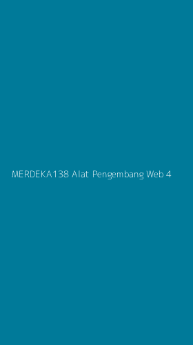 Tampilan Antarmuka Aplikasi Merdeka138 Alat Pengembang Web - 4