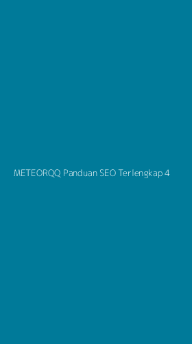 Tampilan Antarmuka Aplikasi Meteorqq Panduan Seo Terlengkap - 4