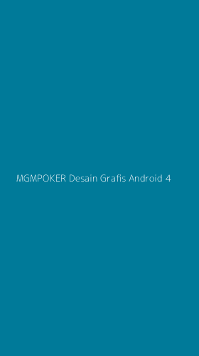 Tampilan Antarmuka Aplikasi Mgmpoker Desain Grafis Android - 4