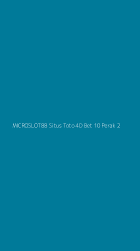 Tampilan Antarmuka Aplikasi Microslot88 Situs Toto 4d Bet 10 Perak - 2