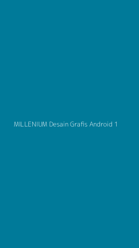 Tampilan Antarmuka Aplikasi Millenium Desain Grafis Android - 1