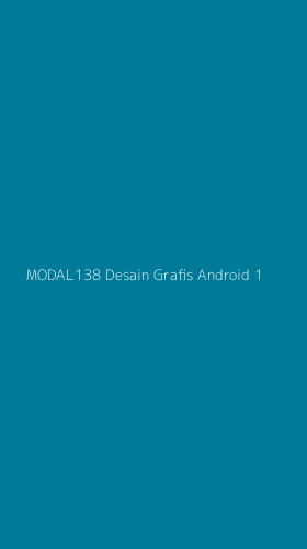 Tampilan Antarmuka Aplikasi Modal138 Desain Grafis Android - 1