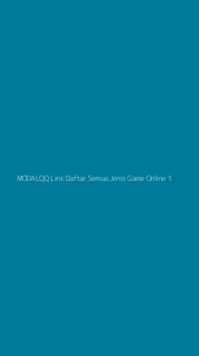 Tampilan Antarmuka Aplikasi Modalqq Link Daftar Semua Jenis Game Online - 1