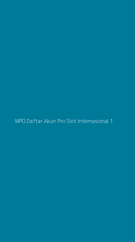 Tampilan Antarmuka Aplikasi Mpo Daftar Akun Pro Slot Internasional - 1