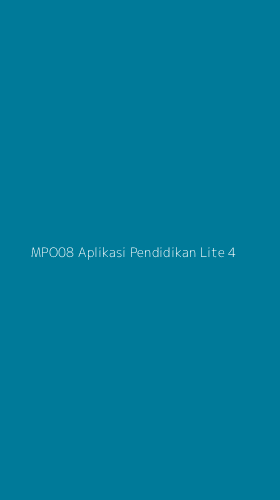Tampilan Antarmuka Aplikasi Mpo08 Aplikasi Pendidikan Lite - 4