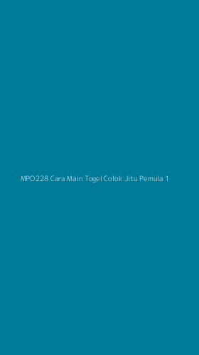 Tampilan Antarmuka Aplikasi Mpo228 Cara Main Togel Colok Jitu Pemula - 1