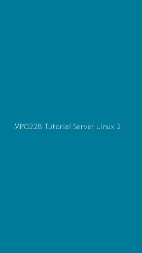 Tampilan Antarmuka Aplikasi Mpo228 Tutorial Server Linux - 2