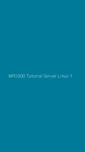 Tampilan Antarmuka Aplikasi Mpo300 Tutorial Server Linux - 1