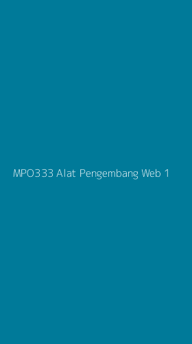 Tampilan Antarmuka Aplikasi Mpo333 Alat Pengembang Web - 1