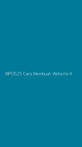Tampilan Antarmuka Aplikasi Mpo525 Cara Membuat Website - 4