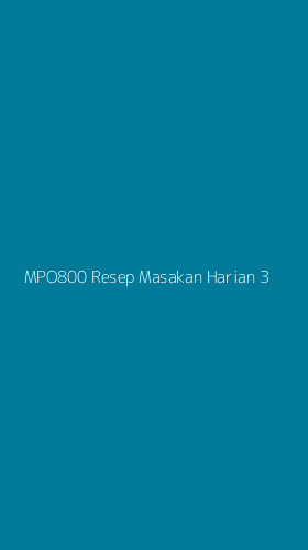 Tampilan Antarmuka Aplikasi Mpo800 Resep Masakan Harian - 3