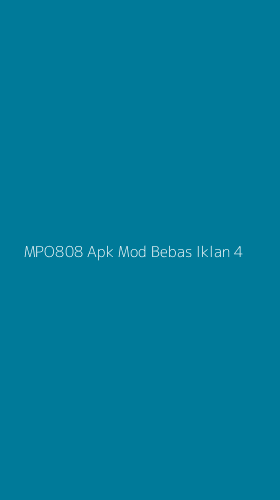 Tampilan Antarmuka Aplikasi Mpo808 Apk Mod Bebas Iklan - 4