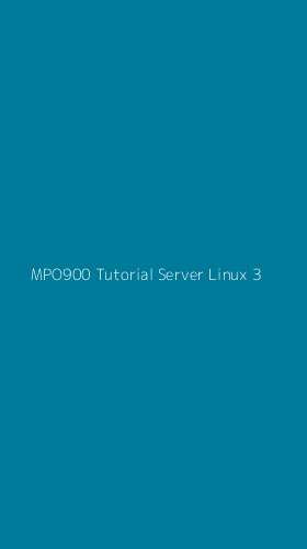Tampilan Antarmuka Aplikasi Mpo900 Tutorial Server Linux - 3