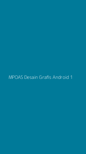 Tampilan Antarmuka Aplikasi Mpoas Desain Grafis Android - 1